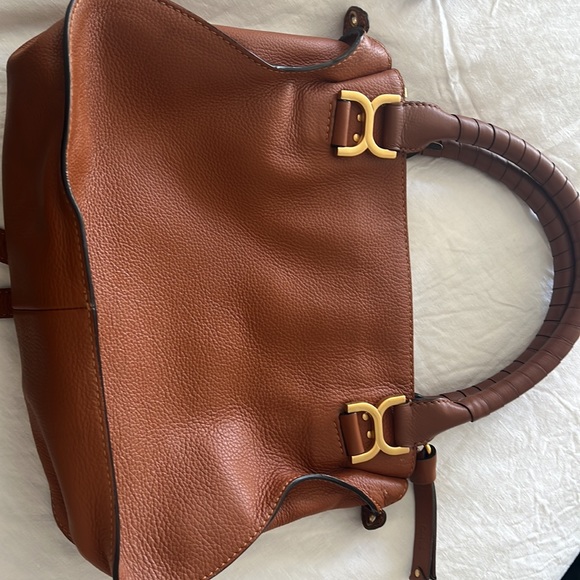 Chloe Marcie medium zip leather satchel - Picture 3 of 12